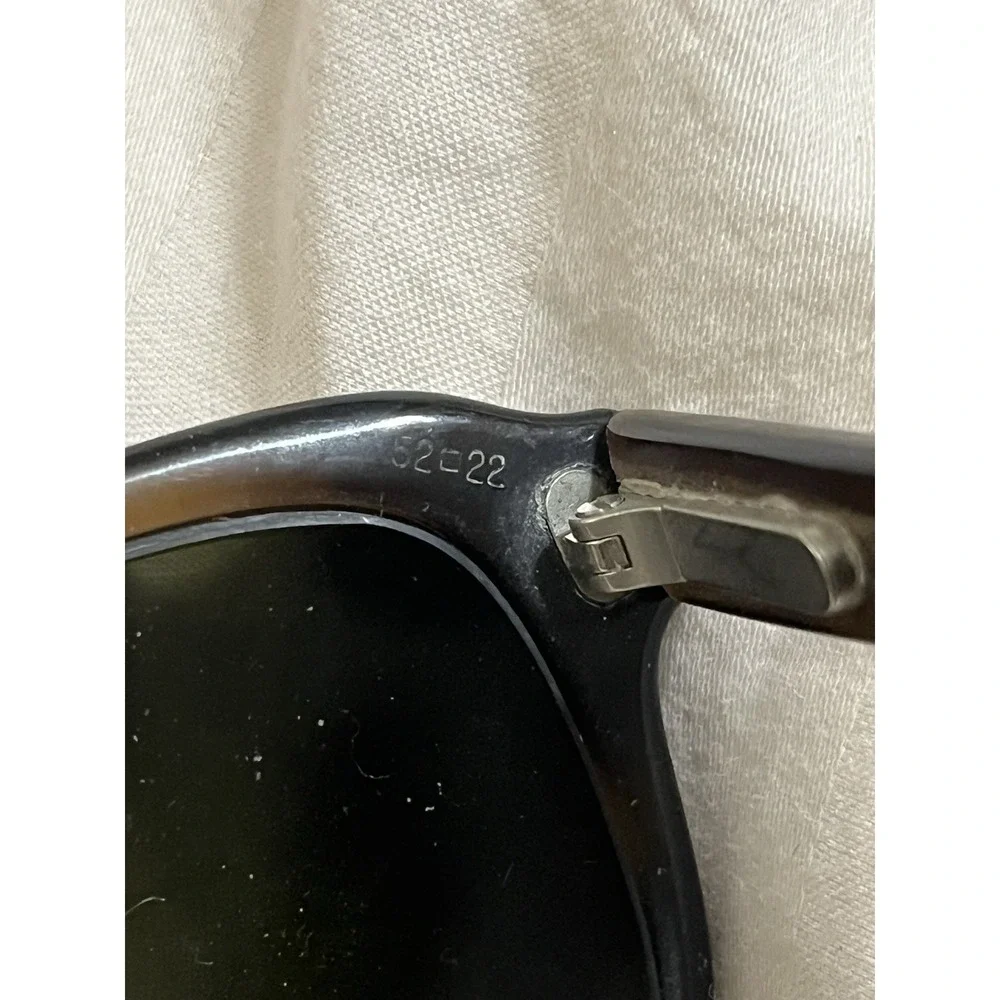 1980s Vintage Liberty Optical USA Square Eye Dark Brown To Clear Glasses 52-22